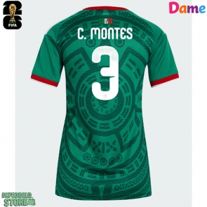 Mexico Cesar Montes #3 Replika Hjemmebanetrøje Dame VM 2026 Kortærmet